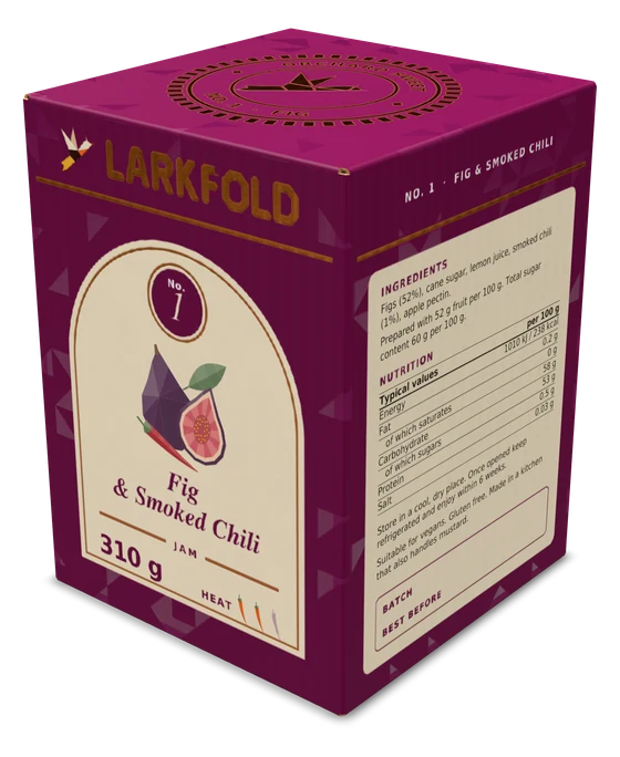 Carton No. 1 folded on E-flute corrugated board