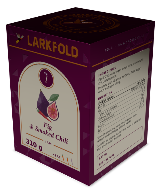 Carton No. 1 folded on metallized board