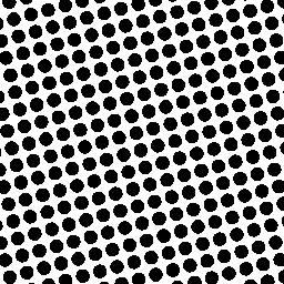 Screened 1-bit pixels of a cyan plate, magnified